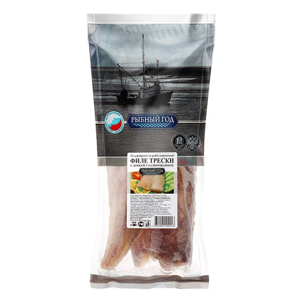 картинка Филе трески с/м н/ш в/у 800г*10 1/8кг от магазина Салова Фиш
