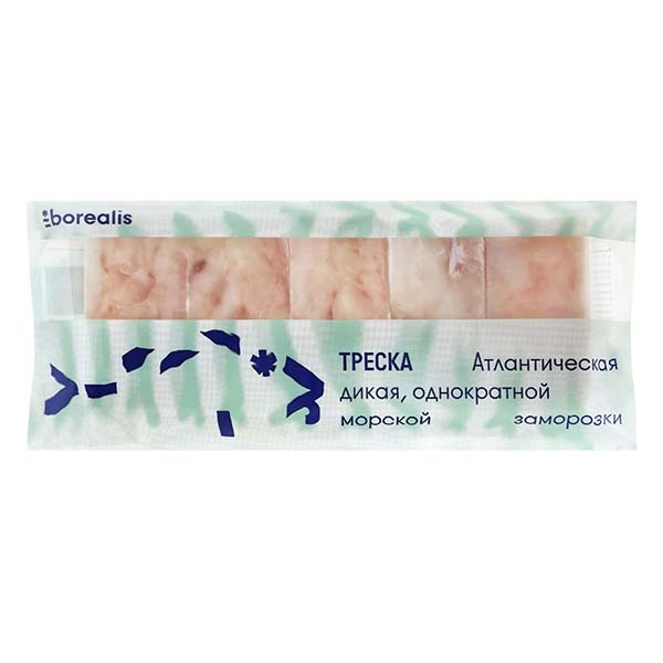 картинка Треска филе блочное без кожи без костей с/м 750г*14шт 1/10,5кг от магазина Салова Фиш